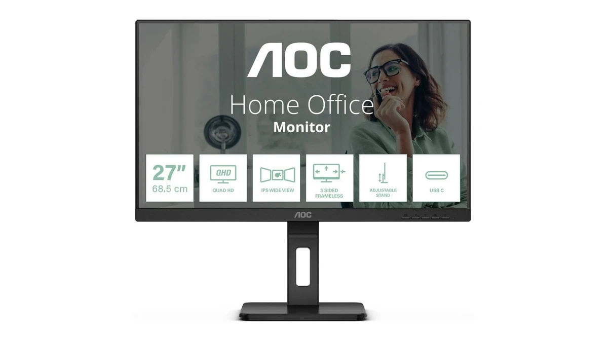 AOC Q27P3CV: el monitor QHD USB-C que desbanca a los referentes