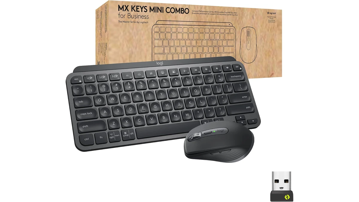 Logitech MX Keys Mini: teclado compacto para setups reducidos
