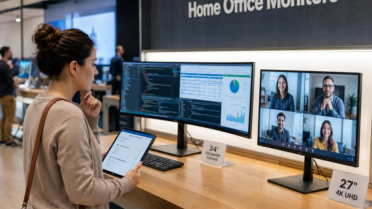 Cómo elegir el mejor monitor para trabajar desde casa en 2026: guía completa