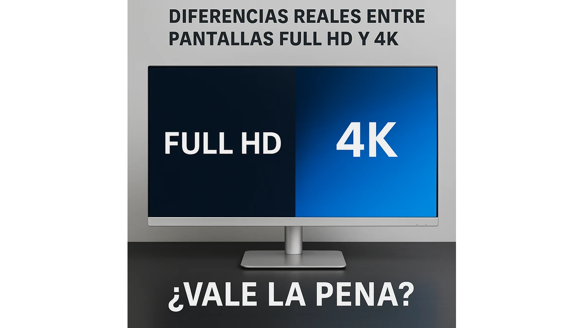 Monitor 4K vs Full HD para teletrabajo: ¿merece la pena en 2026?